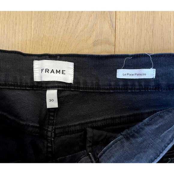 Frame Le Pixie Palazzo High Rise Wide Leg Jeans - Picture 2 of 3